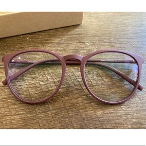 Like new Mauve blue light glasses from EyeBuy Direct